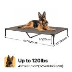 Veehoo Large Elevated Dog Bed with Cooling Mesh