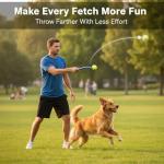 Dog Ball Launcher with 2 Tennis Balls