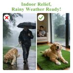 HEBE Reusable Fake Grass Dog Pee Pad 3'x5