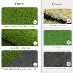 HEBE Reusable Fake Grass Dog Pee Pad 3'x5