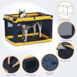 A4PET 40 Inch Soft-Sided Dog Crate for Travel
