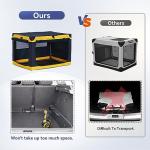 A4PET 40 Inch Soft-Sided Dog Crate for Travel