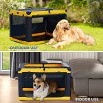 A4PET 40 Inch Soft-Sided Dog Crate for Travel
