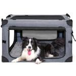 Collapsible Soft-Sided Dog Crate for Travel