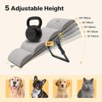 Veehoo Foldable Dog Ramp with Adjustable Height