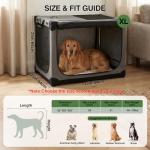 Collapsible Travel Dog Crate for Medium to Large Dogs