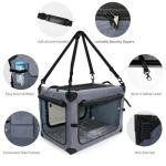 Collapsible Soft-Sided Dog Crate for Travel