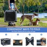 Collapsible Soft-Sided Dog Crate for Travel