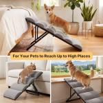 Veehoo Foldable Dog Ramp with Adjustable Height