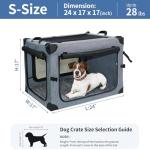 Collapsible Soft-Sided Dog Crate for Travel
