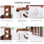 ZOMISIA Collapsible Heavy Duty Dog Crate 36