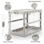 ZOMISIA Collapsible Heavy Duty Dog Crate 36