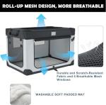 Portable 36 Inch Collapsible Dog Crate for Travel