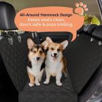 Waterproof Dog Car Seat Cover Hammock Style