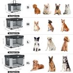 Portable 36 Inch Collapsible Dog Crate for Travel