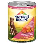 Nature's Recipe Grain Free Salmon Dog Food, 12 Pack