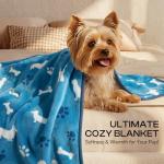 Cute Fluffy Fleece Dog Blanket - Small Size