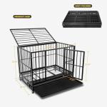 Heavy Duty Escape-Proof Dog Crate for Large Dogs