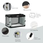 ZOMISIA 36" Collapsible Dog Crate for Large Dogs