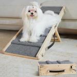 Foldable Dog Ramp with 4 Adjustable Heights