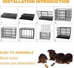 Heavy Duty Escape-Proof Dog Crate for Large Dogs