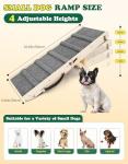 Foldable Dog Ramp with 4 Adjustable Heights