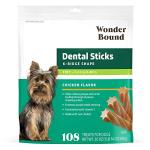 Tiny Dog Chicken Flavor Dental Sticks, 108 Count
