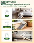Foldable Dog Ramp with 4 Adjustable Heights