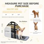 Expandable Pet Carrier for Small Dogs and Cats