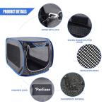 PetEase Large Collapsible Travel Dog Kennel