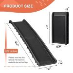 Portable 61-Inch Dog Ramp for Cars and SUVs