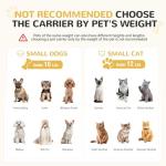 Expandable Pet Carrier for Small Dogs and Cats