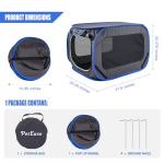 PetEase Large Collapsible Travel Dog Kennel