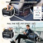 Expandable Pet Carrier for Small Dogs and Cats