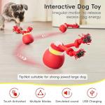Touch Activated Squeaky Ball Toy for Dogs