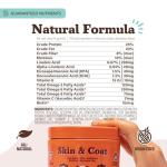 Natural Dog Skin & Coat Supplement with Omega 3
