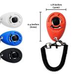 SunGrow Dog Clickers with Wrist Bands - 4 Pack