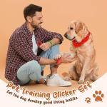 Hiboom 30 Colorful Dog Training Clickers Set