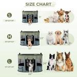 Foldable Indoor Outdoor Dog Cat Playpen - Green