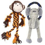 HUGEME Interactive Rope Dog Toys for Playtime