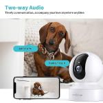 2K HD Dog Camera with 360° View and App