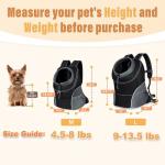 YUDODO Adjustable Dog Carrier Backpack for Hiking