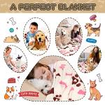 Soft Fluffy Pink Blankets for Large Dogs