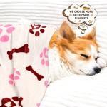 Soft Fluffy Pink Blankets for Large Dogs