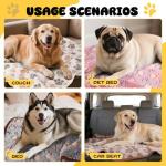 Soft Washable Pet Blankets - 4 Pack