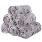 Soft Paw Print Blankets for Small Dogs & Cats