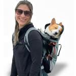Maxine Medium Dog Backpack Carrier - Gray