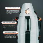 Maxine Medium Dog Backpack Carrier - Gray