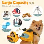 VILLCASE Adjustable Dog Backpack for Small Dogs