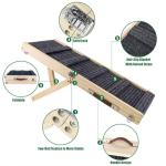 Adjustable Wooden Dog Ramp for Small Pets